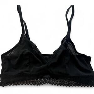 Elegant Black Sheer Bralette